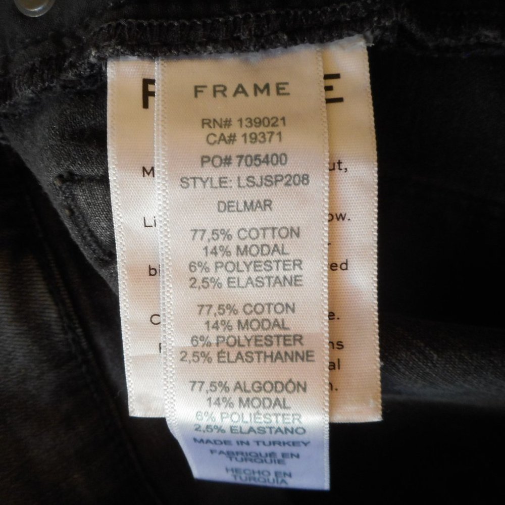 FRAME JEANS Le Skinny Gray Size 31 - Picture 13 of 14